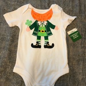 Infant onesie saint Patrick’s day leprechaun